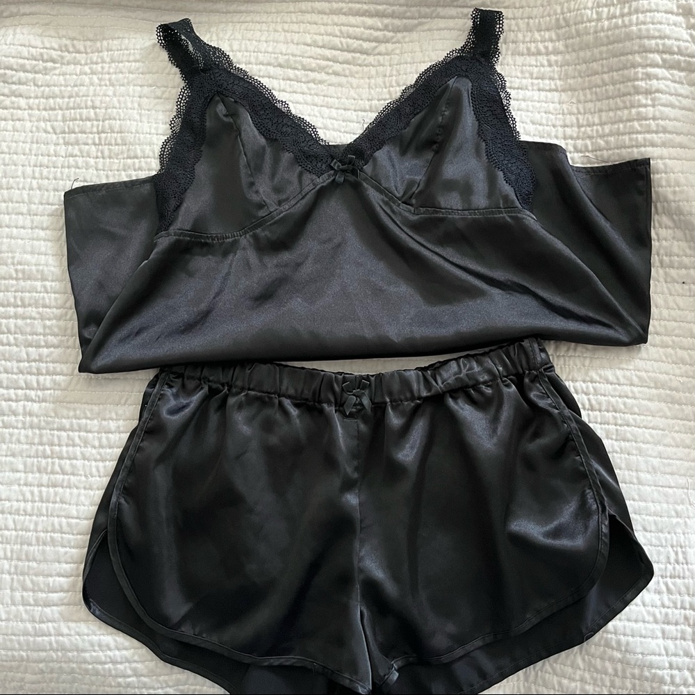 Black Cozy Rozy Pj